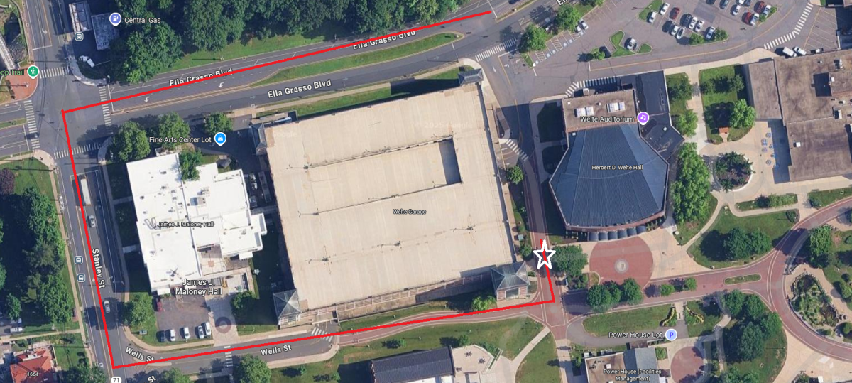 Map of Welte Hall Plaza