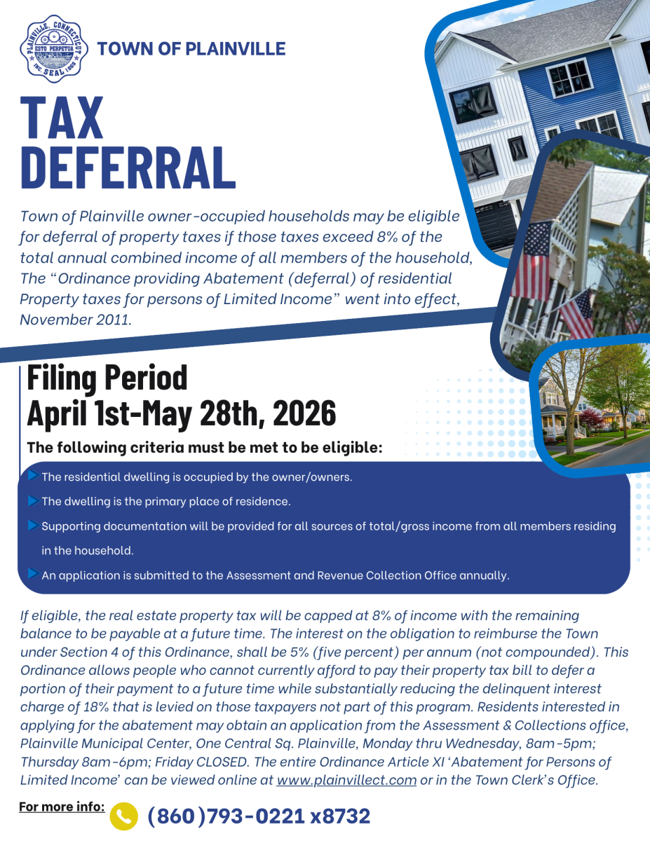 TAX DEFERRAL