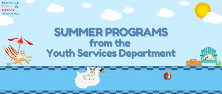 Summer programs from the Youth Services department. Click for more info.