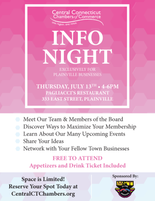 Plainville Info Night Flyer