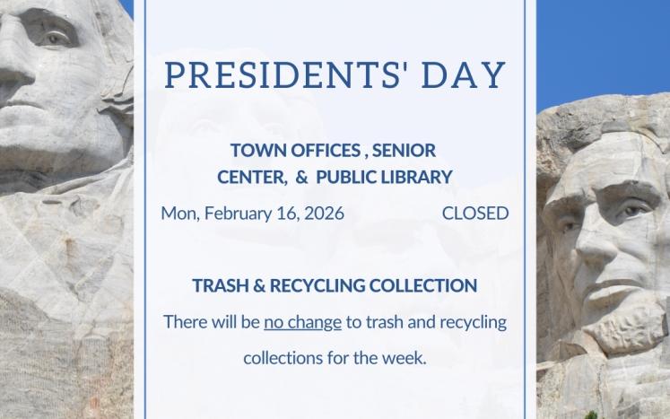 Presidents Day closing February 16, 2026